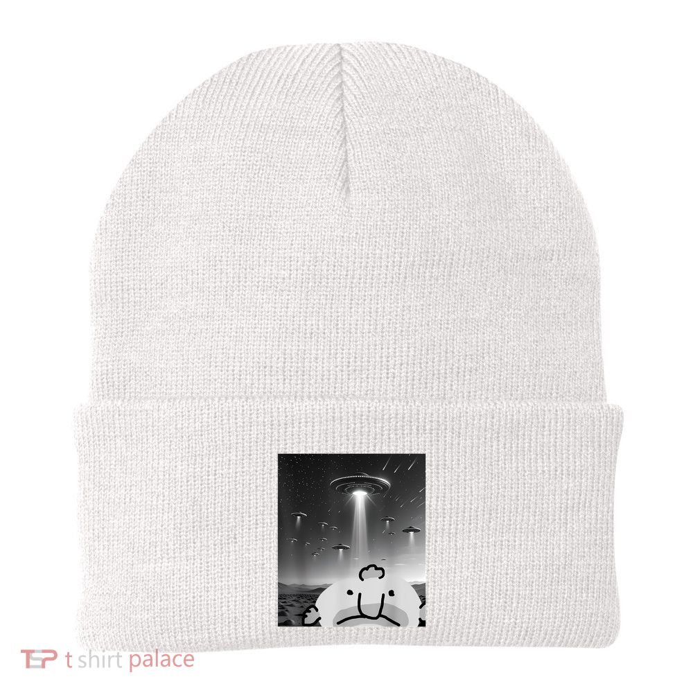 Funny Blobfish Selfie Ufos Ailen Retro Women Graphic Beanie