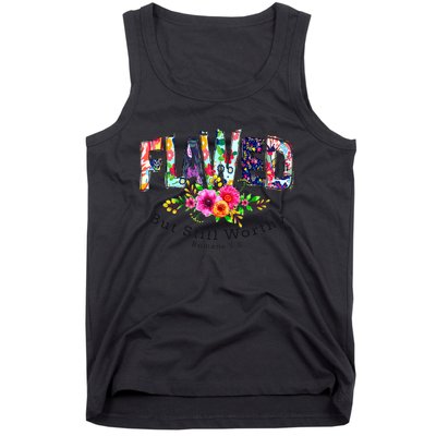 Flawed But Still Worthy Redeemed And Forgiven Christian Tank Top