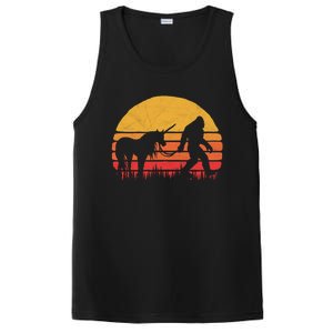 Funny Bigfoot / Sasquatch And Unicorn Cool Gift Believe! PosiCharge Competitor Tank