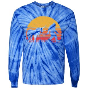 Funny Bigfoot / Sasquatch And Unicorn Cool Gift Believe! Tie-Dye Long Sleeve Shirt