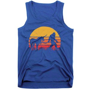 Funny Bigfoot / Sasquatch And Unicorn Cool Gift Believe! Tank Top