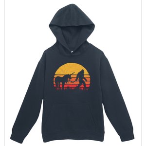 Funny Bigfoot / Sasquatch And Unicorn Cool Gift Believe! Urban Pullover Hoodie