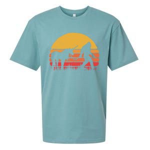 Funny Bigfoot / Sasquatch And Unicorn Cool Gift Believe! Sueded Cloud Jersey T-Shirt