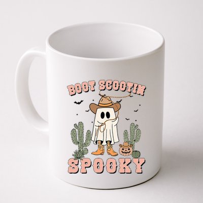 Funny Boot Scootin Spooky Cowboy Ghost Halloween Mug