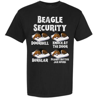 Funny Beagle Security Dog Lover animal Garment-Dyed Heavyweight T-Shirt