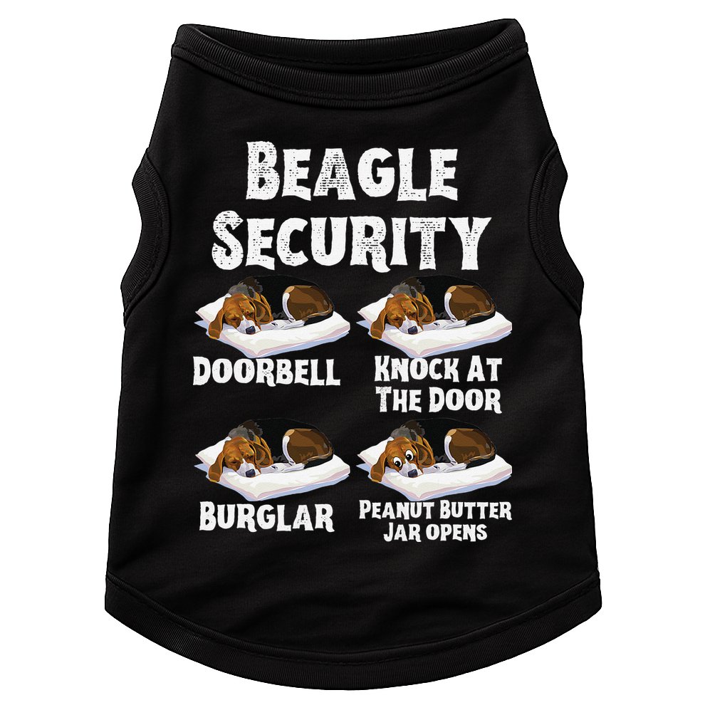 Funny Beagle Security Dog Lover animal Doggie Tank