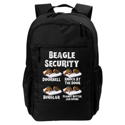 Funny Beagle Security Dog Lover animal Backpack