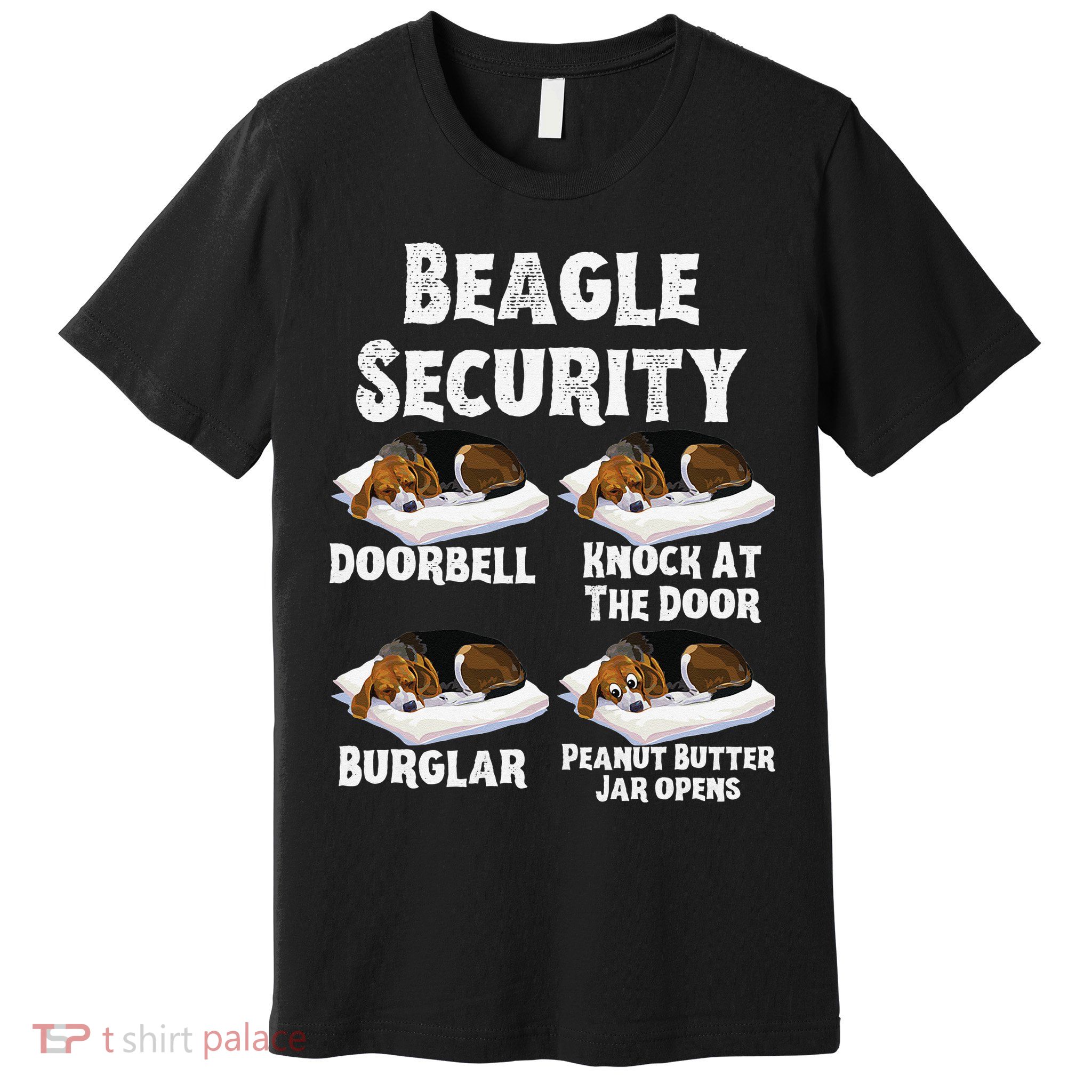 Funny Beagle Security Dog Lover animal Premium T-Shirt