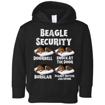 Funny Beagle Security Dog Lover animal Toddler Hoodie