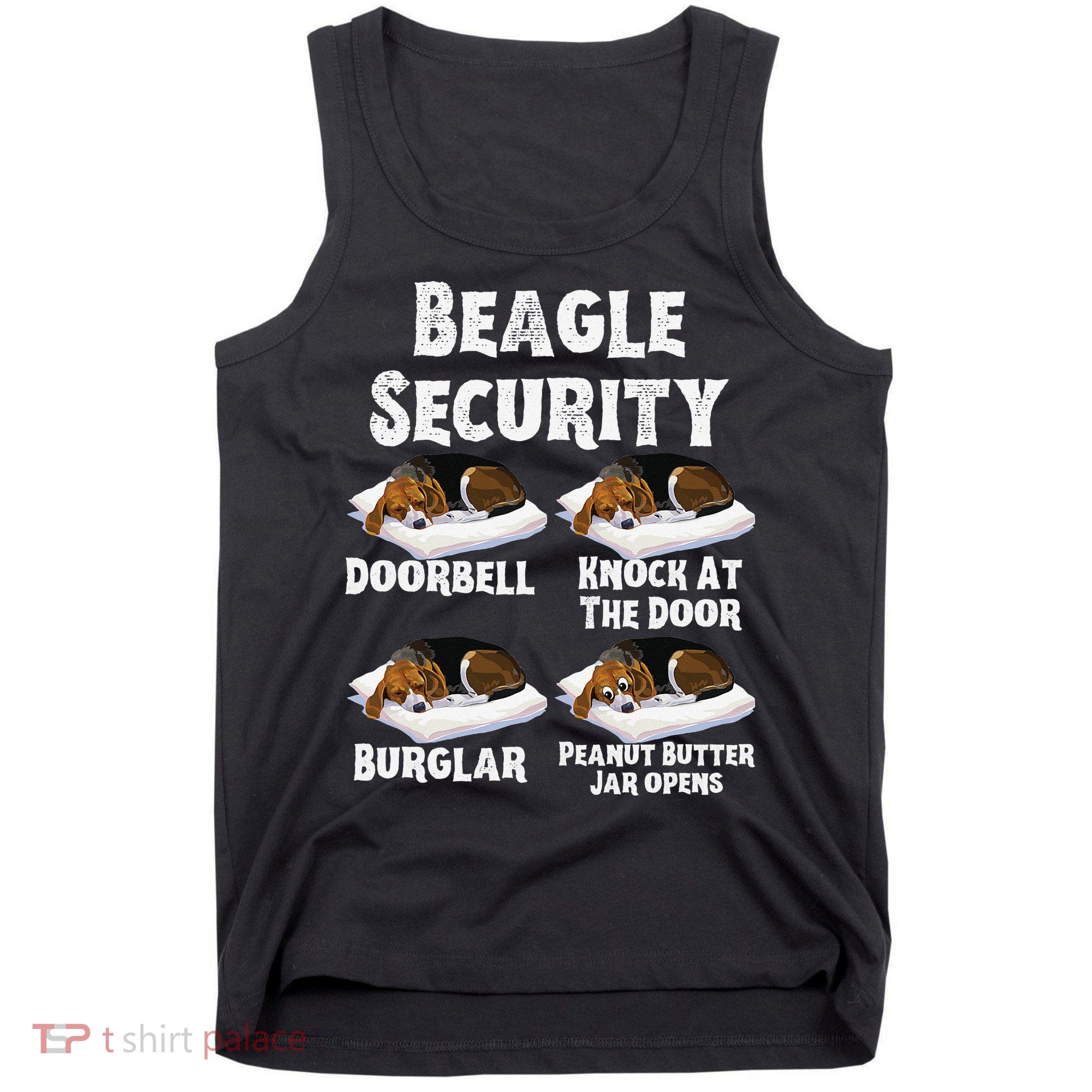 Funny Beagle Security Dog Lover animal Tank Top