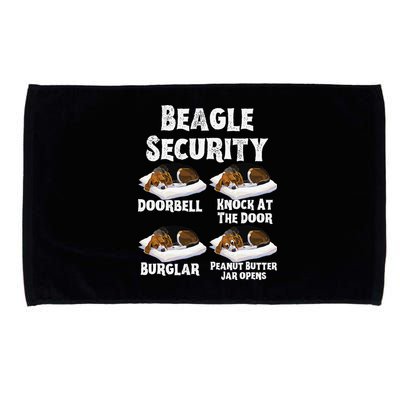 Funny Beagle Security Dog Lover animal Microfiber Hand Towel