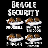 Funny Beagle Security Dog Lover animal Wool Snapback Cap