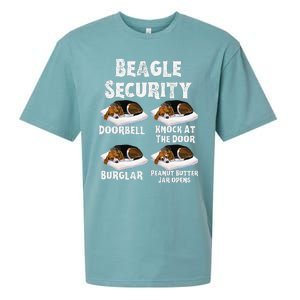 Funny Beagle Security Dog Lover animal Sueded Cloud Jersey T-Shirt