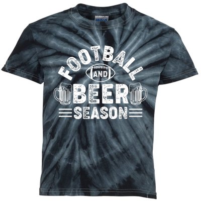 Football & Beer Season Kids Tie-Dye T-Shirt