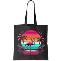Flamingo Beach Summer Vibes Palm Tree Tropical Summer Bag