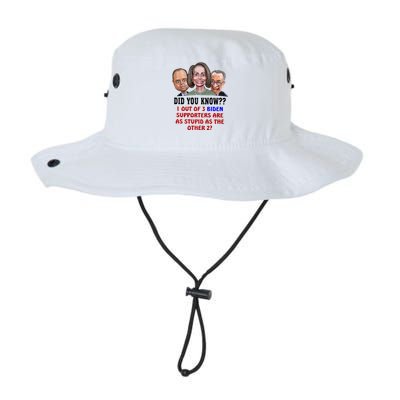 Funny Biden Supporters Are Stupid Anti Biden Democrats Gift Legacy Cool Fit Booney Bucket Hat