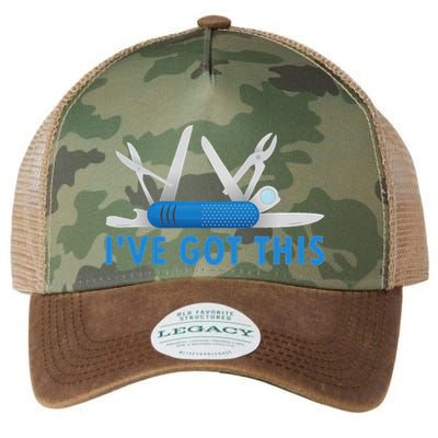 Funny Bladesmith Swiss I’Ve Got This Knife Day Legacy Tie Dye Trucker Hat