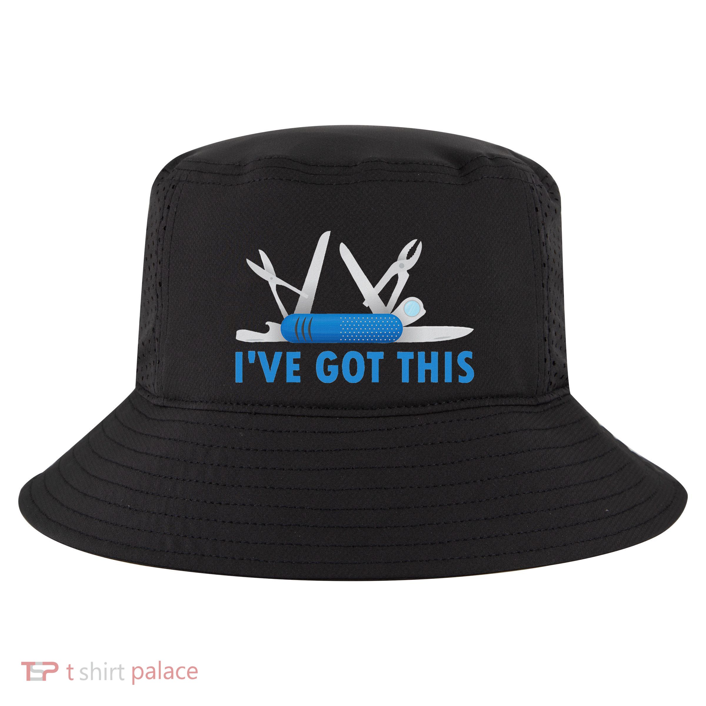 Funny Bladesmith Swiss I’Ve Got This Knife Day Cool Comfort Performance Bucket Hat