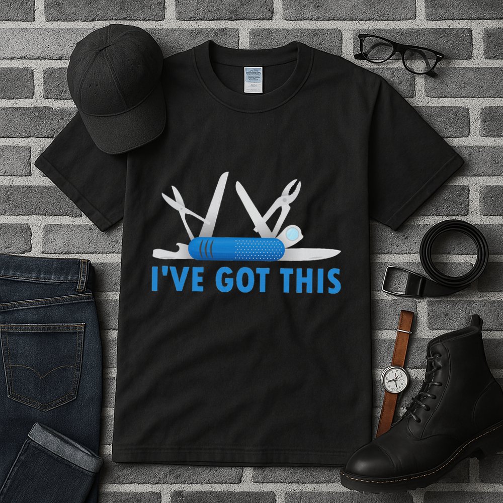Funny Bladesmith Swiss I’Ve Got This Knife Day Tall T-Shirt