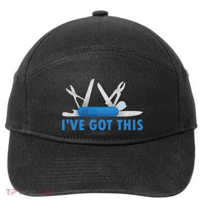 Funny Bladesmith Swiss I’Ve Got This Knife Day 7-Panel Snapback Hat