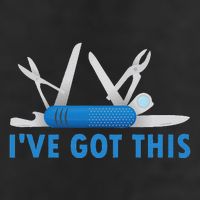 Funny Bladesmith Swiss I’Ve Got This Knife Day 25L Jumbo Tote