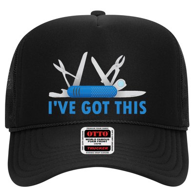 Funny Bladesmith Swiss I’Ve Got This Knife Day Trucker Hat