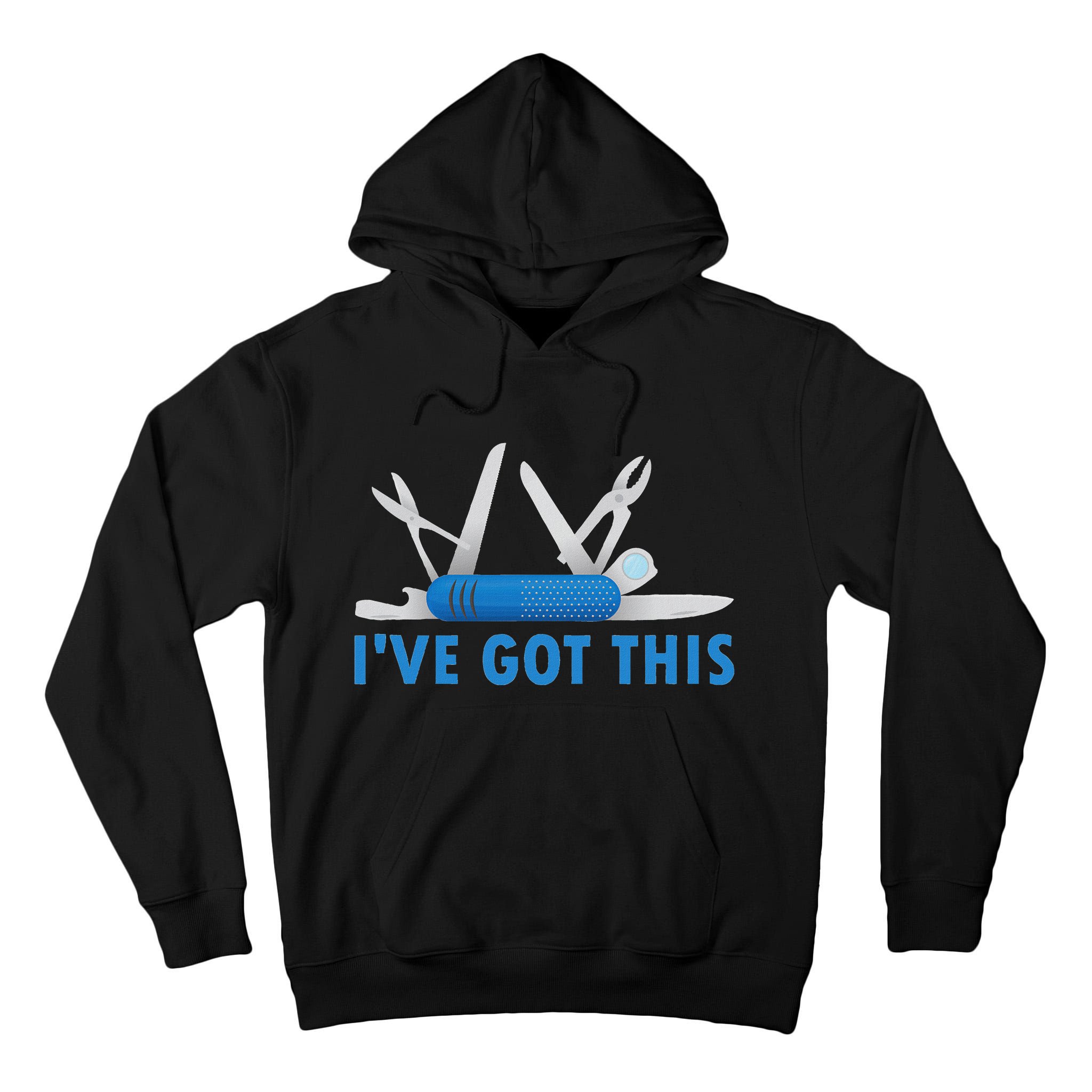 Funny Bladesmith Swiss I’Ve Got This Knife Day Tall Hoodie