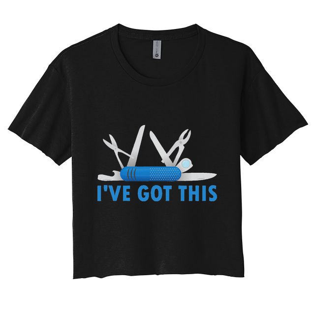 Funny Bladesmith Swiss I’Ve Got This Knife Day Crop Top