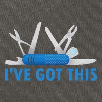 Funny Bladesmith Swiss I’Ve Got This Knife Day Cotton Canvas Backpack