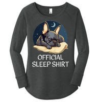 French Bulldog Sleep For Frenchie Lover Women's Perfect Tri Tunic Long Sleeve Shirt