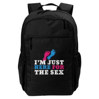 Funny Baby Shower IM Just Here For The Sex Backpack