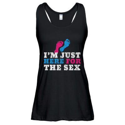 Funny Baby Shower IM Just Here For The Sex Ladies Essential Flowy Tank