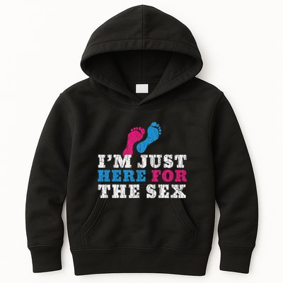 Funny Baby Shower IM Just Here For The Sex Kids Hoodie