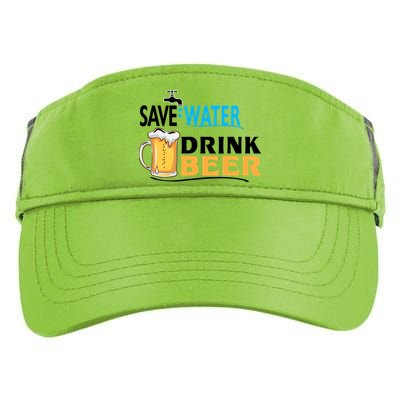 Funny Beer Save Water Drink Beer Gift For Beer Day Adult Drive Performance Visor