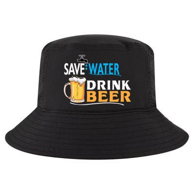 Funny Beer Save Water Drink Beer Gift For Beer Day Cool Comfort Performance Bucket Hat