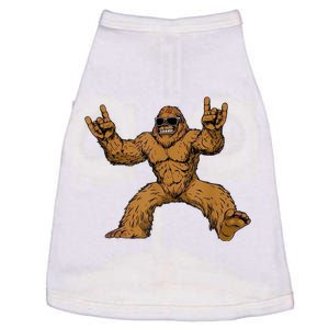 Funny Bigfoot Sasquatch Graphic Rock On Doggie Tank