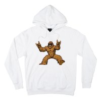 Funny Bigfoot Sasquatch Graphic Rock On Hoodie