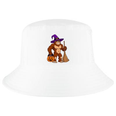 Funny Bigfoot Sasquatch Witch Halloween Costume Cool Comfort Performance Bucket Hat