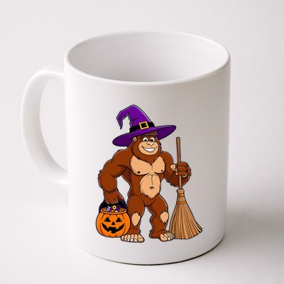 Funny Bigfoot Sasquatch Witch Halloween Costume Mug