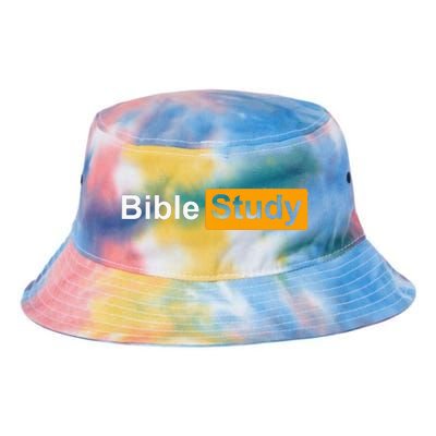 Funny Bible Study Hub Logo Sarcastic Adult Humor Tie Dye Newport Bucket Hat