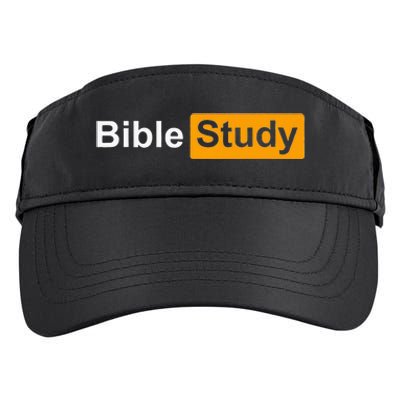 Funny Bible Study Hub Logo Sarcastic Adult Humor Adult Drive Performance Visor