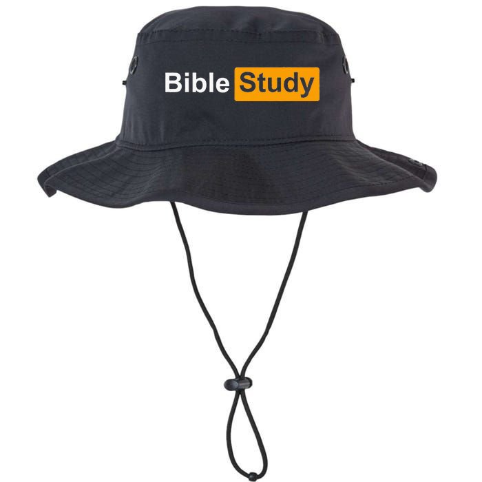 Funny Bible Study Hub Logo Sarcastic Adult Humor Legacy Cool Fit Booney Bucket Hat