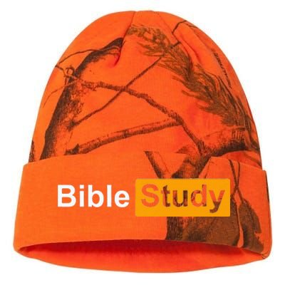 Funny Bible Study Hub Logo Sarcastic Adult Humor Kati Licensed 12" Camo Beanie