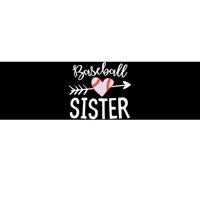 Funny Baseball Sister quote Sister cool Baseball Sister Bumper Sticker