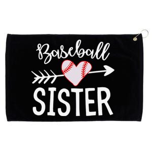 Funny Baseball Sister quote Sister cool Baseball Sister Grommeted Golf Towel