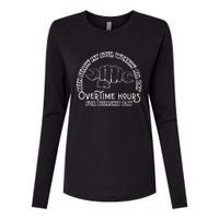 Funny Been Sellin My Soul Workin All Day Overtime Hours Womens Cotton Relaxed Long Sleeve T-Shirt