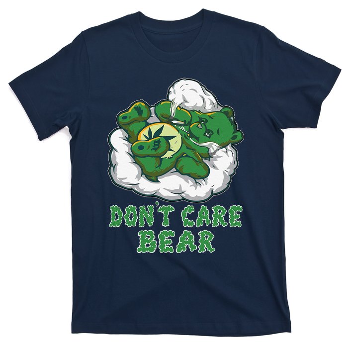 Funny Bear Smoking Weed Cannabis Marijuana 420 Stoner Gift T-Shirt