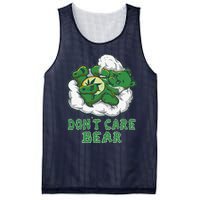 Funny Bear Smoking Weed Cannabis Marijuana 420 Stoner Gift Mesh Reversible Basketball Jersey Tank