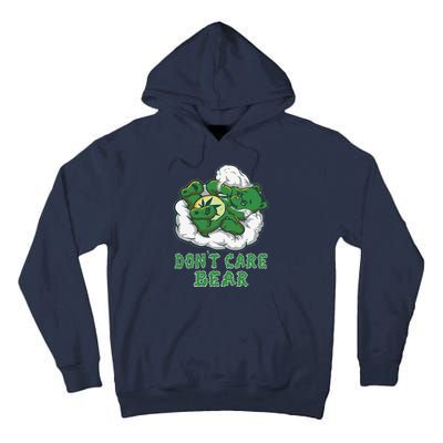 Funny Bear Smoking Weed Cannabis Marijuana 420 Stoner Gift Tall Hoodie