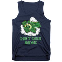 Funny Bear Smoking Weed Cannabis Marijuana 420 Stoner Gift Tank Top